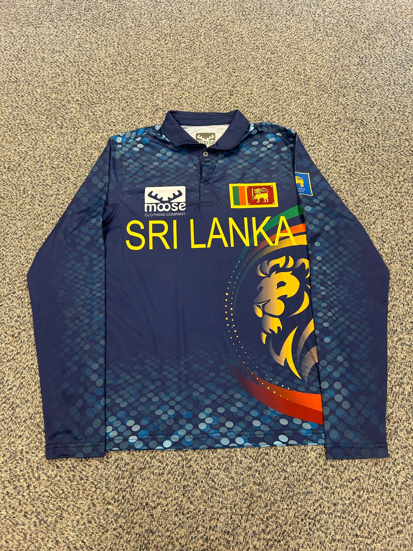 Pasindu Sooriyabandara Sri Lanka A 2024 ODI Match Worn LS Playing Shirt