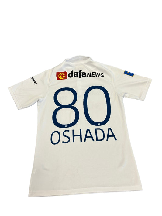 Oshada Fernando Sri Lanka 2024 Test Match Worn SS Playing Shirt
