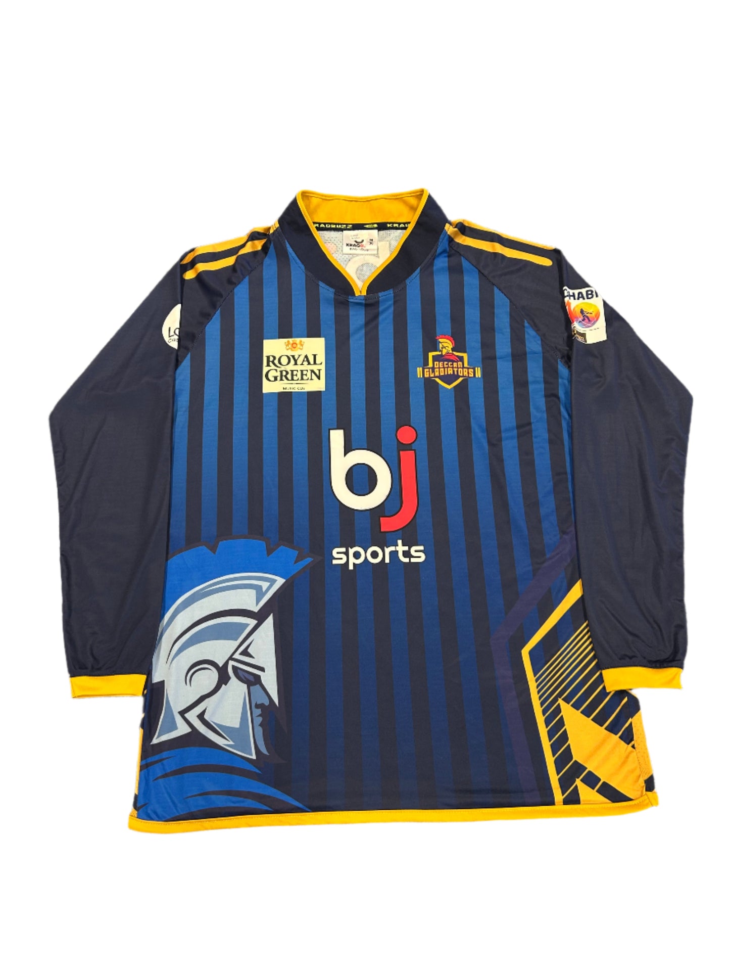 Luke Wood 2023 Deccan Gladiators ABDT10 Match Worn LS Playing Shirt