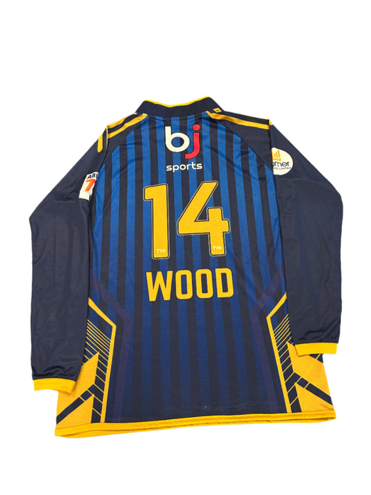 Luke Wood 2023 Deccan Gladiators ABDT10 Match Worn LS Playing Shirt