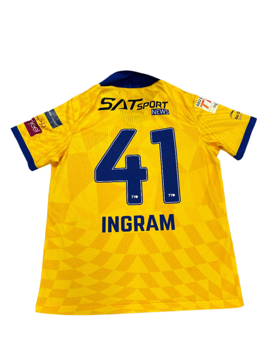 Colin Ingram 2022 Team Abu Dhabi ABDT10 Match Worn SS Playing Shirt