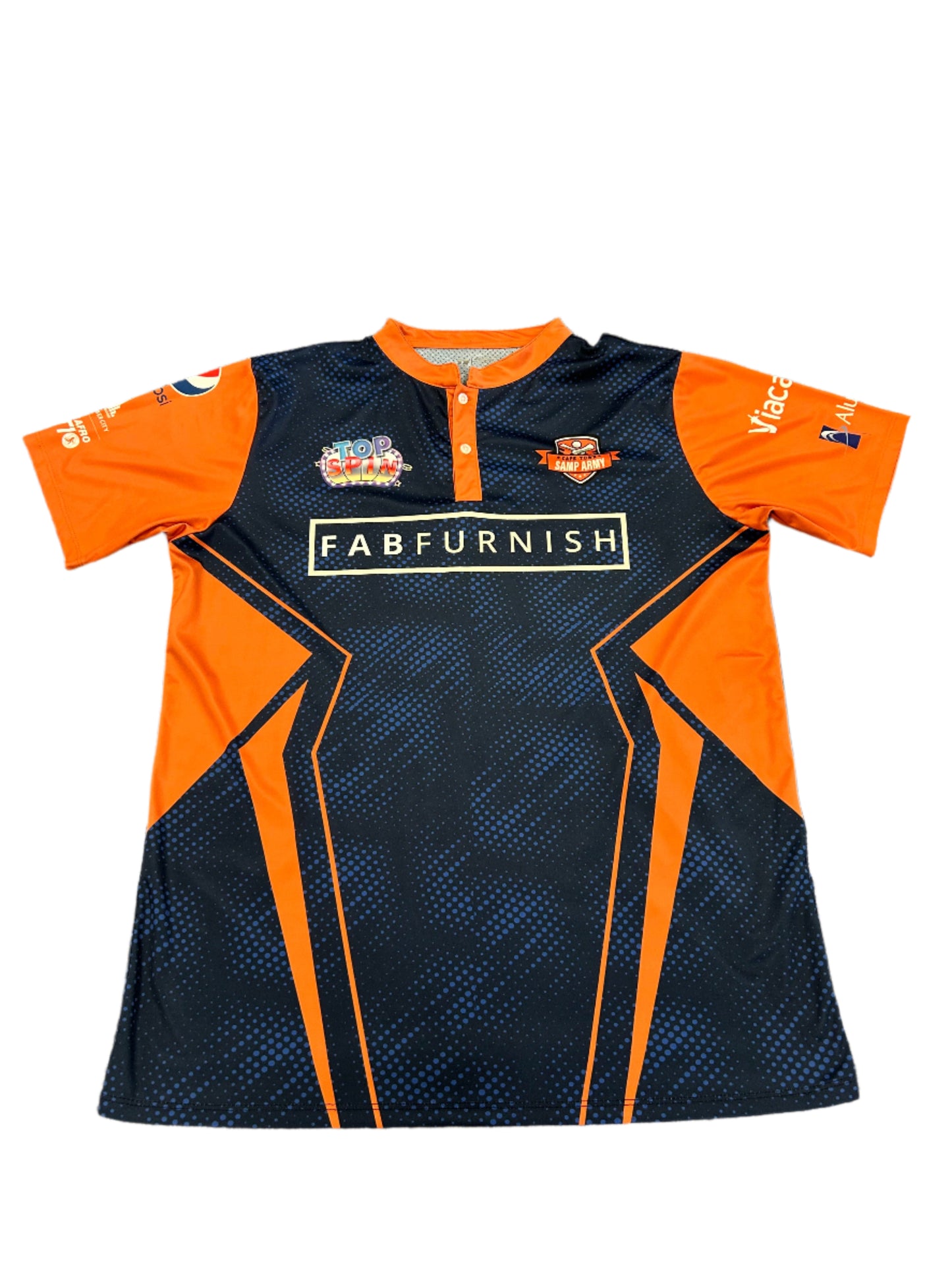 Stuart Binny Cape Town Samp Army 2023 ZimAfro T10 Match Worn SS Playing Shirt