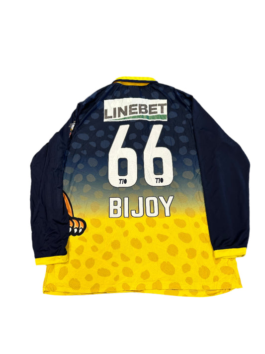 Anamul Haque Bulawayo Brave Jaguars 2024 ZimAfro T10 Match Worn LS Playing Shirt
