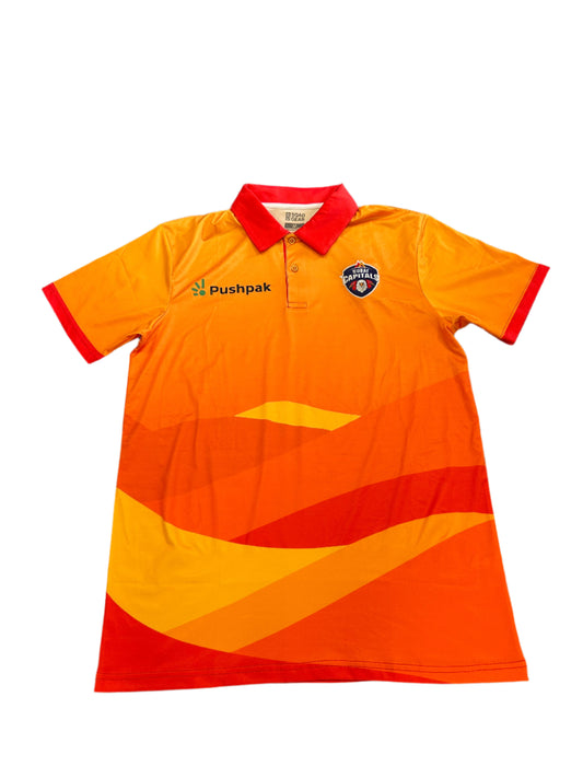 Dubai Capitals 2025 ILT20 Player Issue Travel & Media Polo