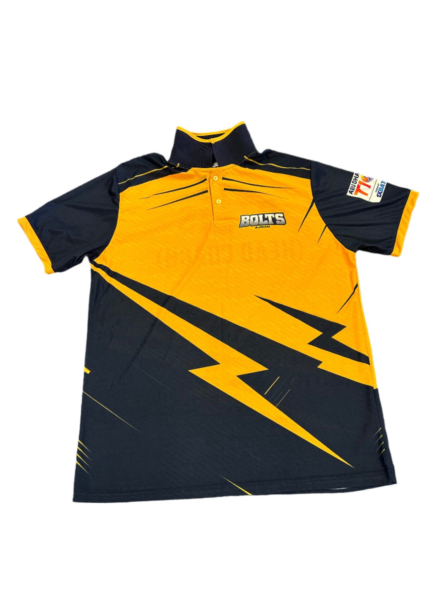 Ottis Gibson Ajman Bolts 2024 ABDT10 Staff Issued SS Training/Playing Shirt