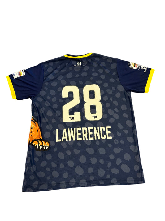 Dan Lawrence Chennai Brave Jaguars 2024 ABDT10 Player Issue SS Training T-Shirt