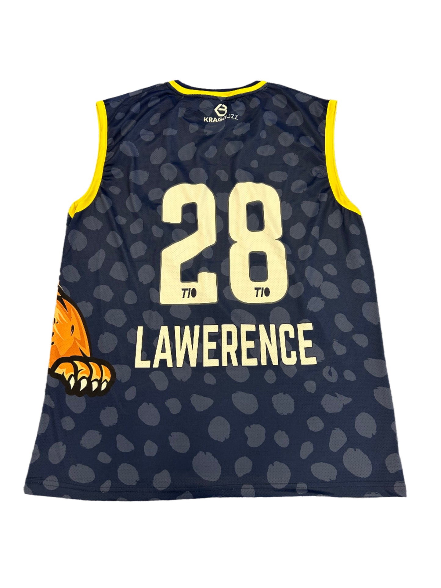 Dan Lawrence Chennai Brave Jaguars 2024 ABDT10 Player Issue Training Vest
