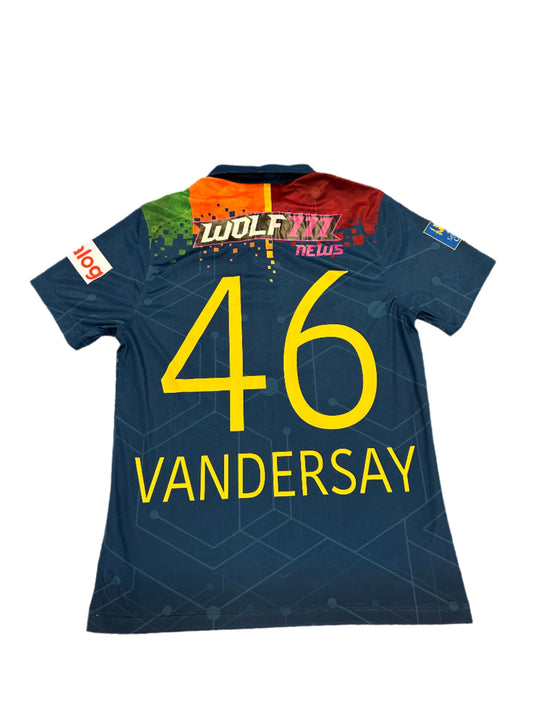 Jeffrey Vandersay Sri Lanka 2022 T20 Match Worn SS Playing Shirt