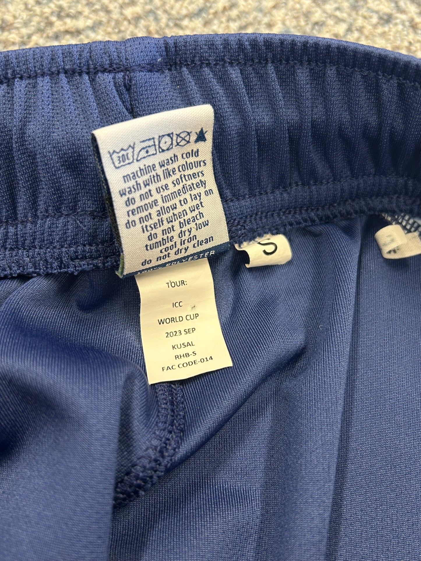 Kusal Mendis Sri Lanka 2023 ODI World Cup Match Worn Playing Trousers