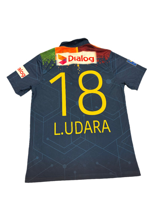 Lahiru Udara Sri Lanka 2021 T20 Match Issue SS Playing Shirt
