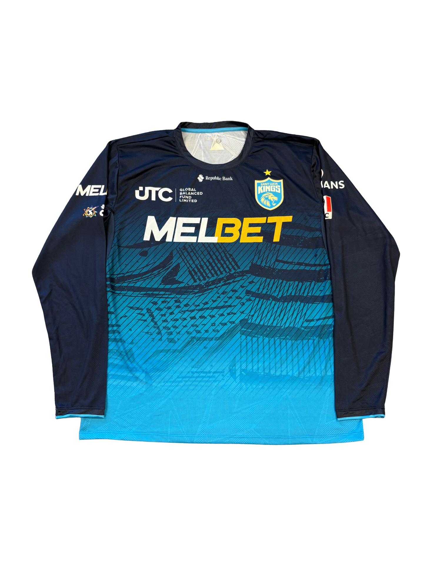 St Lucia Kings 2025 CPL Player Issue LS Training T-Shirt